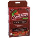 Doc Johnson - GoodHead Lick It Kit - Aardbei