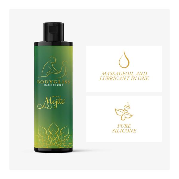BodyGliss - Massage Olie en Glijmiddel in 1 Minty Mojito - 150 ml