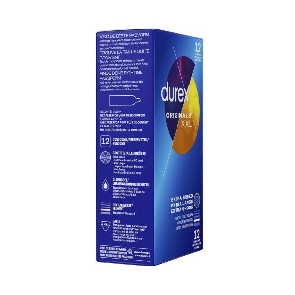 Durex Originals XXL Condooms - 12 stuks