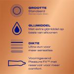 Durex - Condooms Nude Extra Glijmiddel - 10 stuks