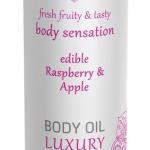 Luxe Eetbare Body Oil - Framboos & Appel