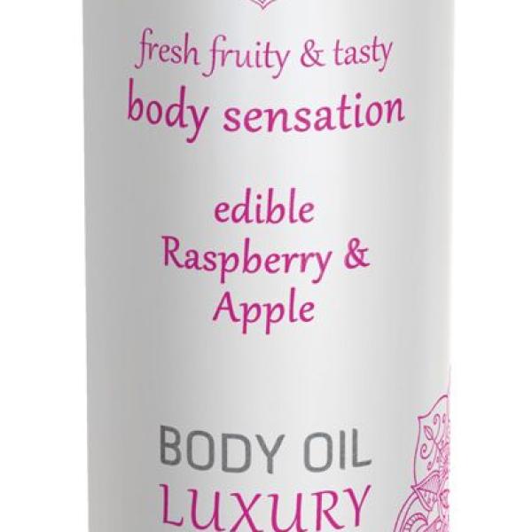 Luxe Eetbare Body Oil - Framboos & Appel