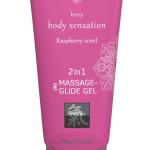 Massage- & Glide Gel 2 in 1 - Framboos