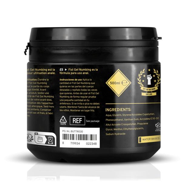 BUTTR - Fisting Gel Verdovend - 500 ml