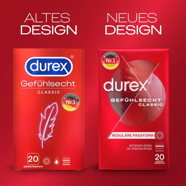 Durex Gevoels Echt Classic Condooms - 20 stuks.