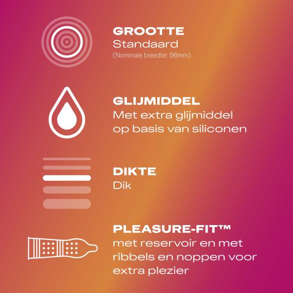 Durex Pleasure Me Condooms - 10 stuks