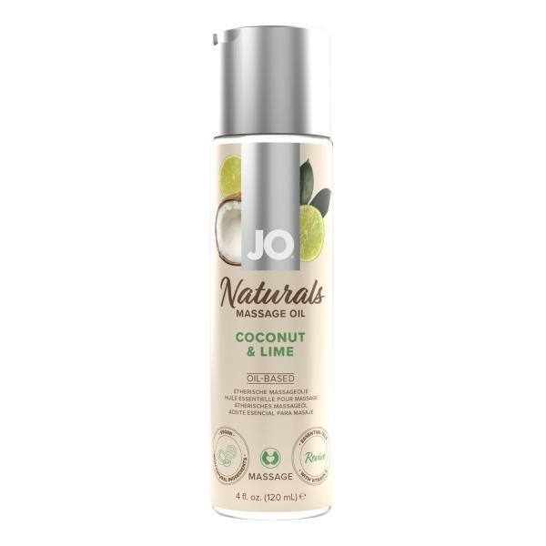 JO - Naturals Massage Oil Coconut En Lime - 120 ml