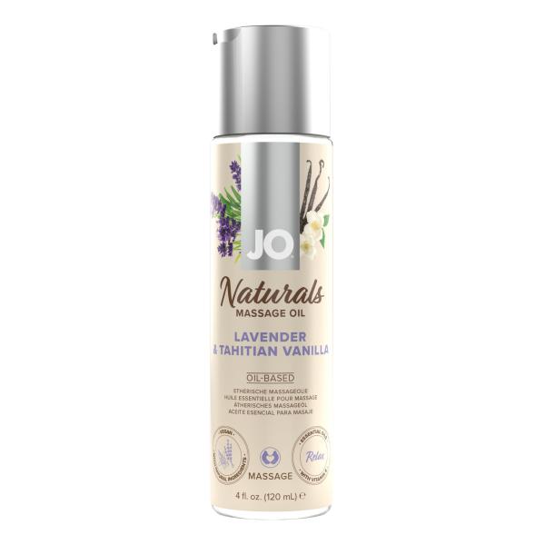 JO - Naturals Massage Oil Lavender En Tahitian Vanilla - 120 ml