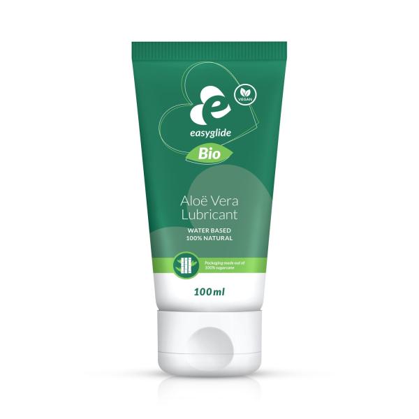 EasyGlide - Bio & Natural Glijmiddel op Waterbasis Aloë vera - 100 ml