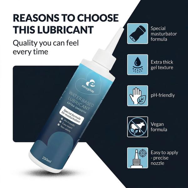 EasyGlide Masturbator Glijmiddel Extra Smooth - 250ml