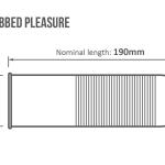 Adore Ribbed Pleasure condooms 144 stuks